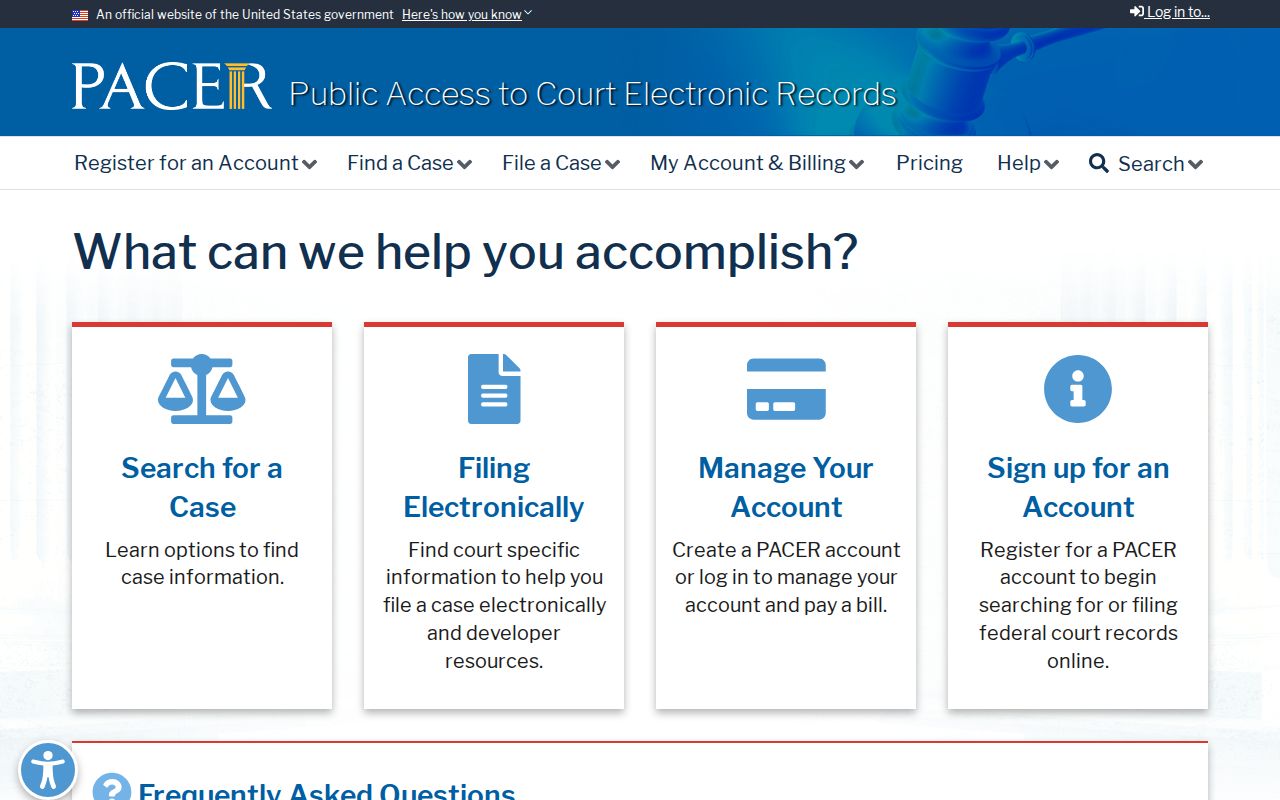 Scotia criminal records and the federal PACER case search boundary